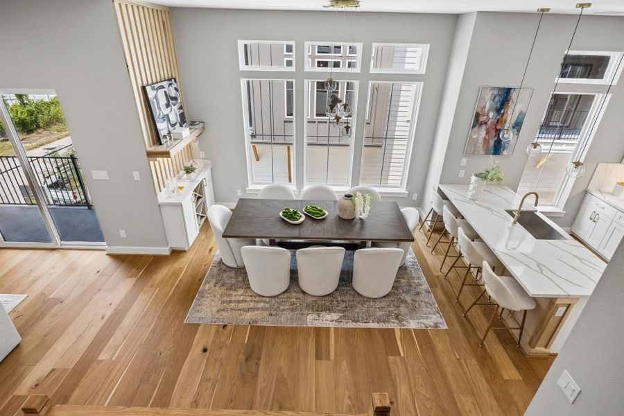 Furnished interior view inside a new home in , Houston (Image 42). Furnished interior view inside a new home in , Houston (Image 42).