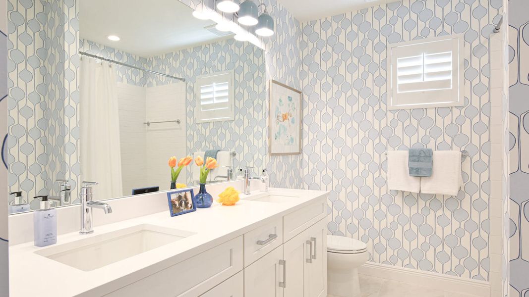 Furnished interior view inside a new home in Palm Grove, Lakewood Ranch (Image 14).