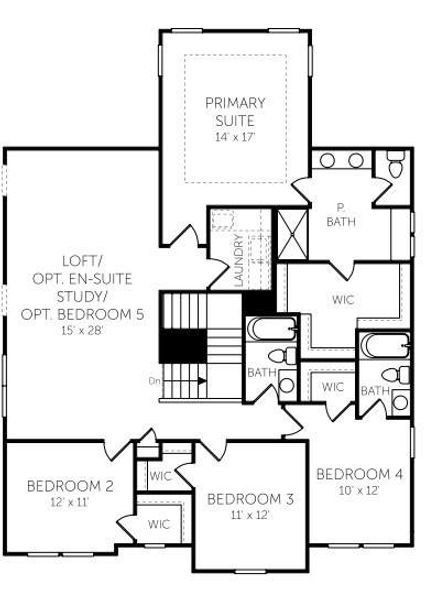 Second floor layout