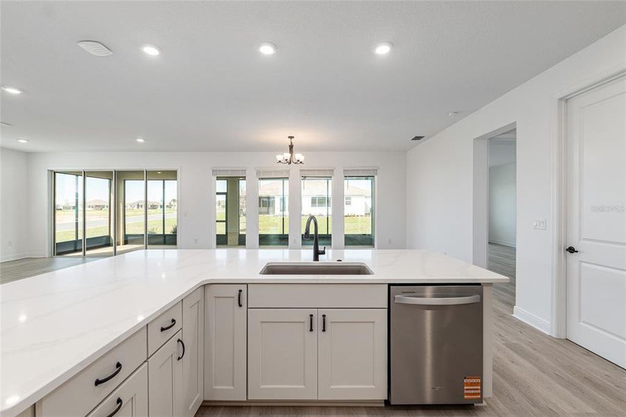 Furnished interior view inside a new home in , Ocala (Image 5).