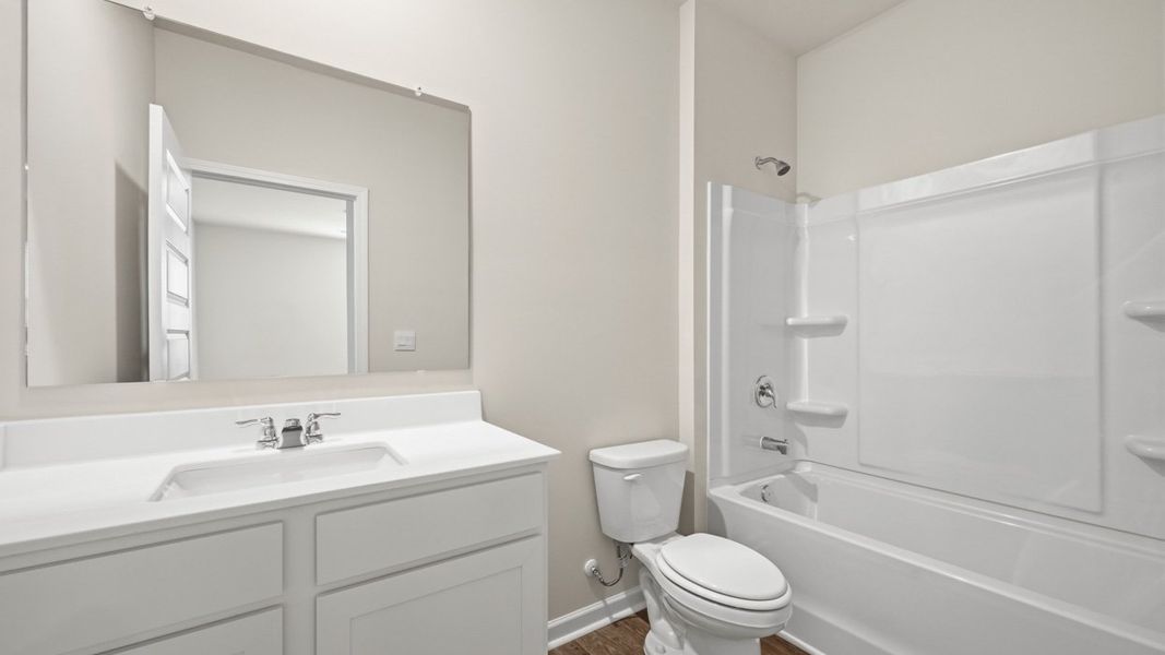 Furnished interior view inside a new home in Brooks Station, Dacula (Image 8).