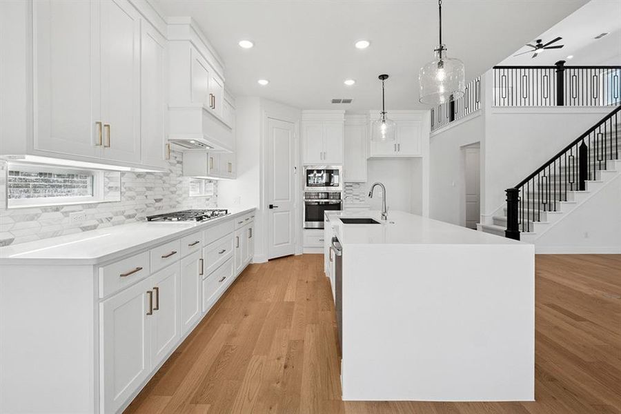 Furnished interior view inside a new home in Impression 55s, Frisco (Image 7).