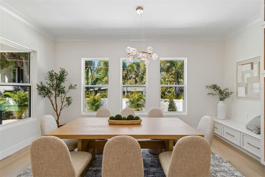 Furnished interior view inside a new home in , Tampa (Image 19).