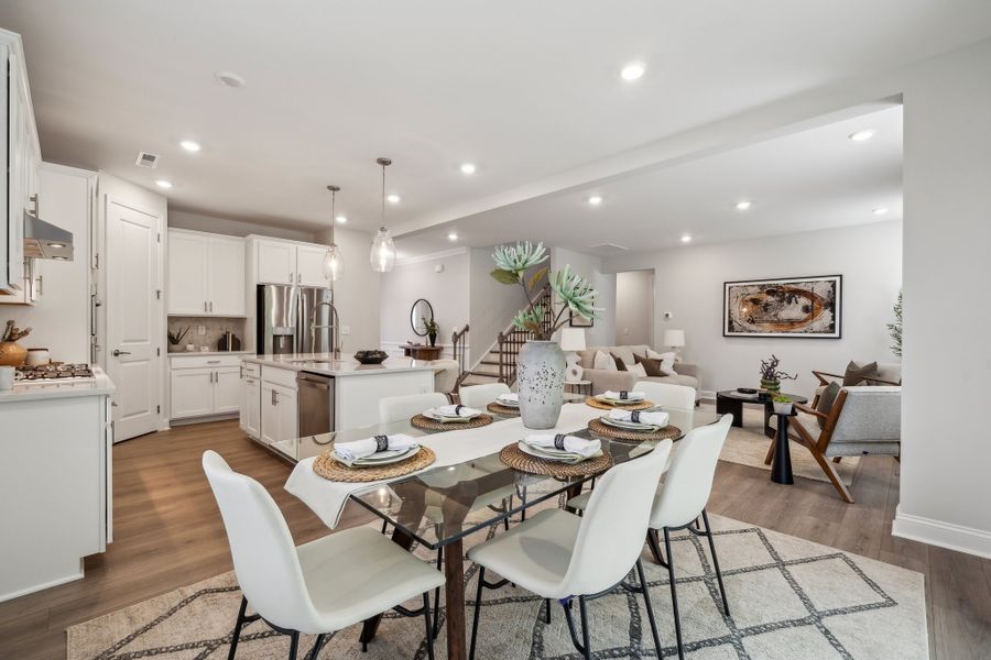 Representative furnished interior of a home built from the Elizabeth by Taylor Morrison in River Falls, Tega Cay (Image 12).