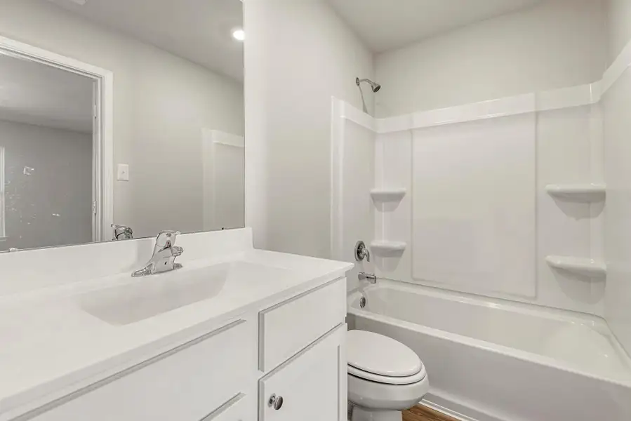 Primary Bathroom comes with a shower and tub combo