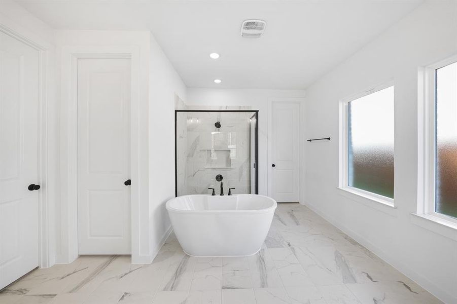 Furnished interior view inside a new home in Inspiration - Paradise Village, Lucas (Image 10).