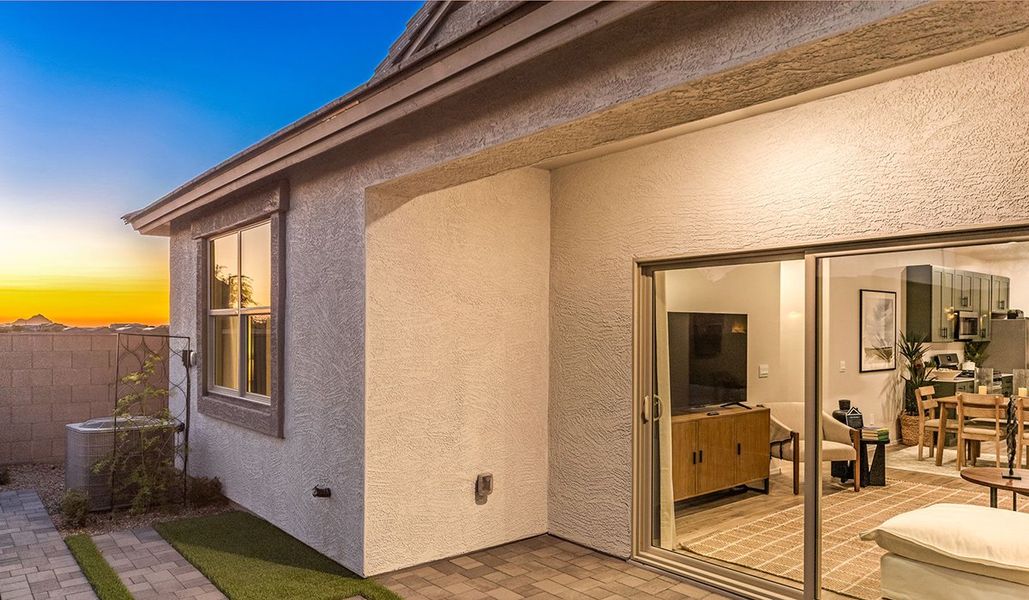 Representative exterior details of a home built from the Caroline by D.R. Horton in Coronet at Gladden Farms, Marana (Image 30).