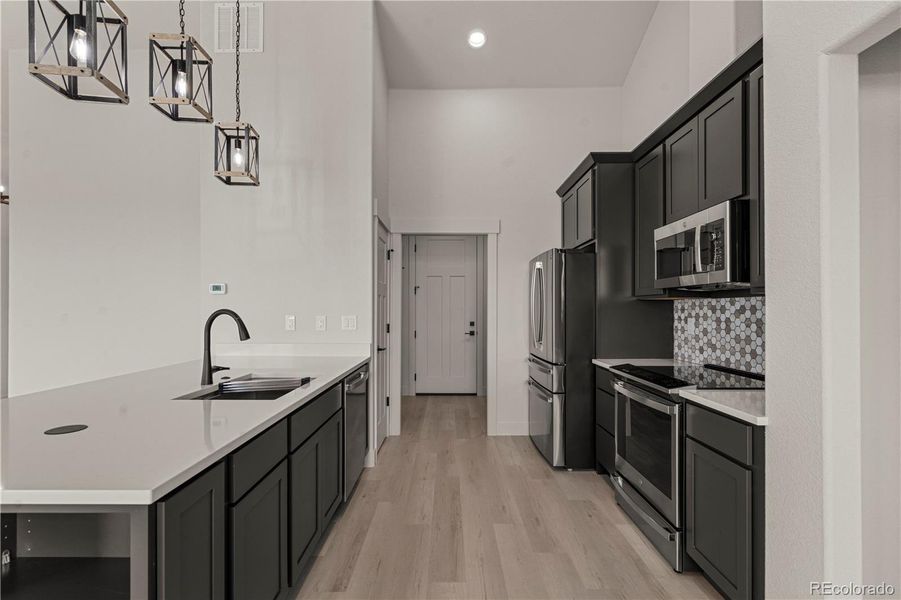 Furnished interior view inside a new home in , Fort Morgan (Image 10).