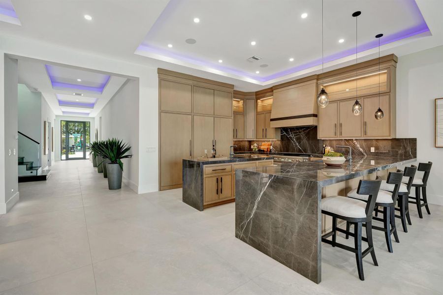 Furnished interior view inside a new home in , Lantana (Image 71).