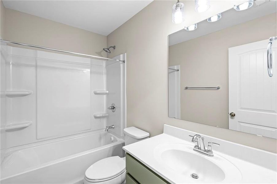 Furnished interior view inside a new home in Villas at Gold Creek, Dawsonville (Image 5).