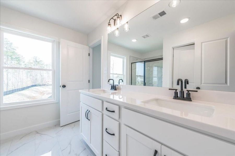 Furnished interior view inside a new home in Cherokee Township, Acworth (Image 13). Furnished interior view inside a new home in Cherokee Township, Acworth (Image 13).