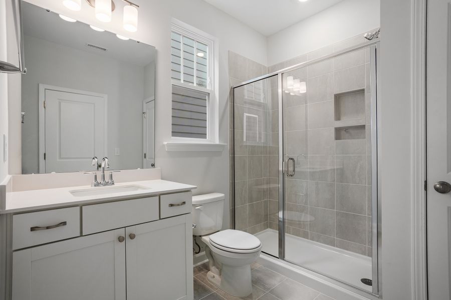 Furnished interior view inside a new home in Georgias Landing, Raleigh (Image 10).