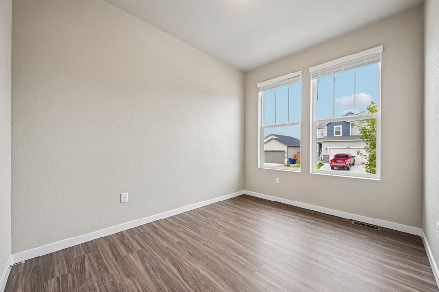 Spacious, unfurnished interior of a new home in Ridge at Lorson Ranch, Colorado Springs (Image 17). Spacious, unfurnished interior of a new home in Ridge at Lorson Ranch, Colorado Springs (Image 17).