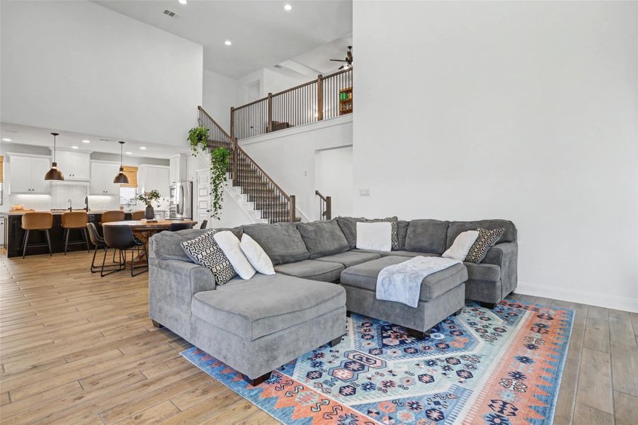 Natural light bright and open floor plan