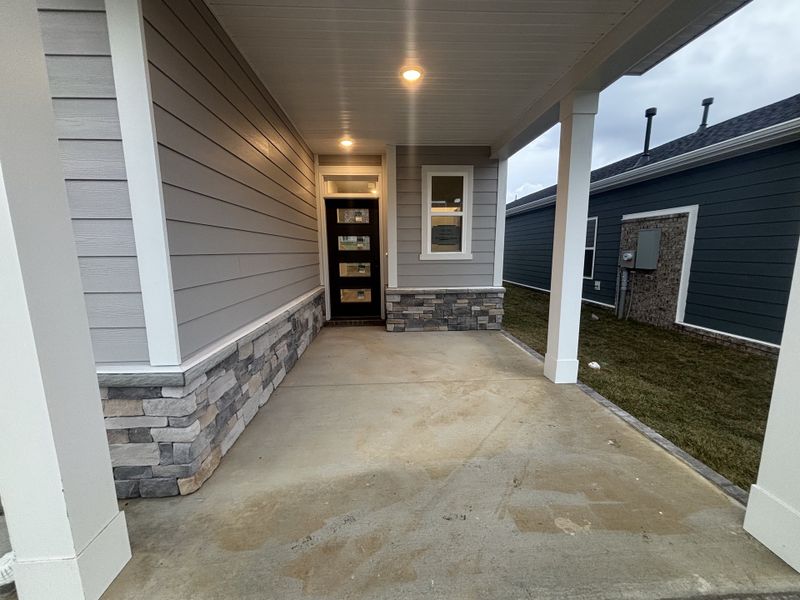 Exterior details and patio area of a home in Nexus – Park Collection, Gallatin (Image 3).