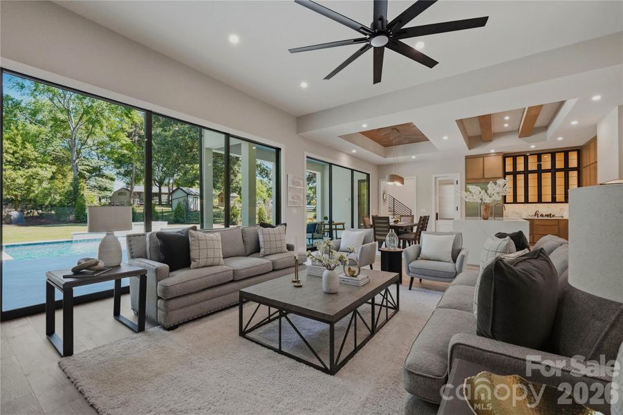 Furnished interior view inside a new home in , Cornelius (Image 37).