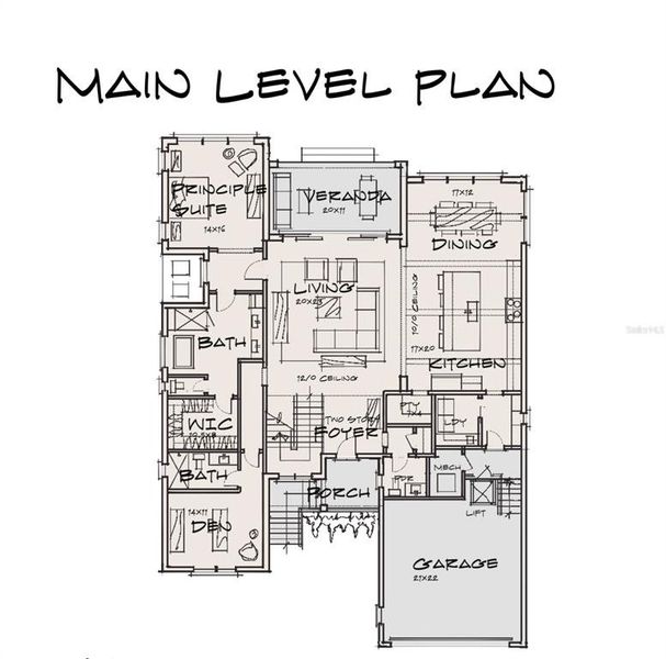 2D floor plan layout of this home in , Nokomis, FL (Image 3).