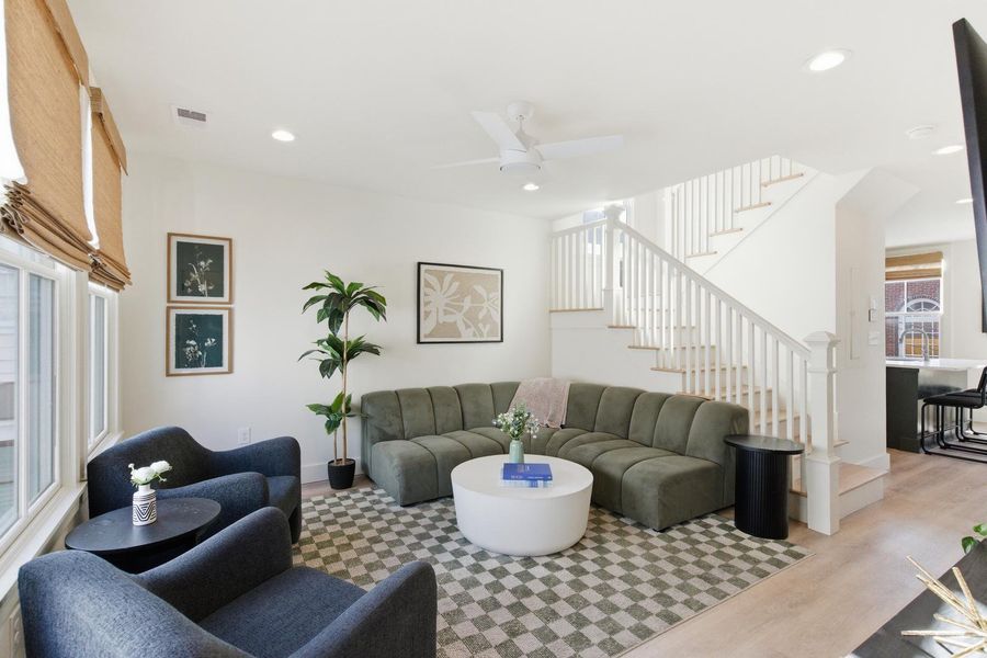 Furnished interior view inside a new home in , Charleston (Image 5).