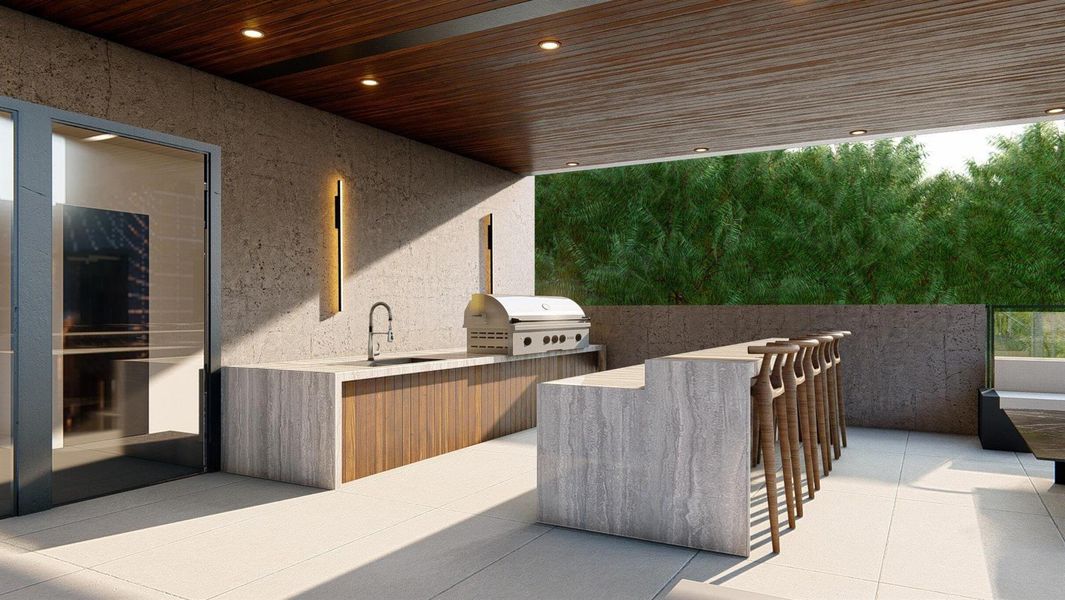 Exterior details and patio area of a home in , Wilton Manors (Image 4). Exterior details and patio area of a home in , Wilton Manors (Image 4).