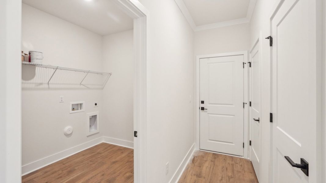Representative unfurnished interior of a home built from the Magnolia by D.R. Horton in Westport, York (Image 28).