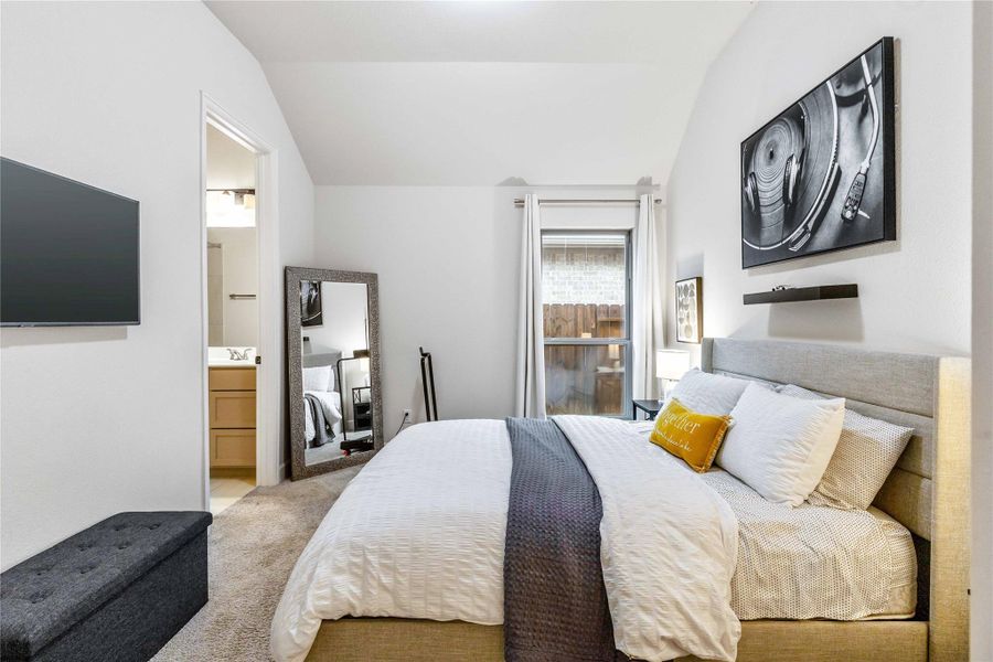 Furnished interior view inside a new home in Marvida, Cypress (Image 12).