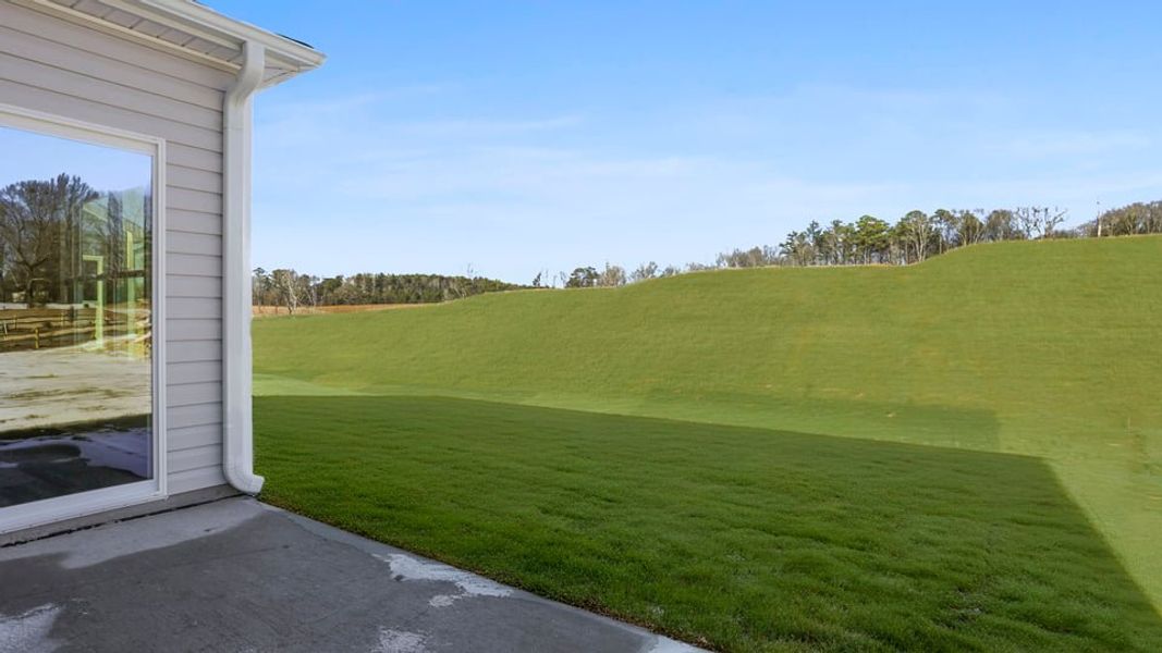 Exterior details and patio area of a home in Cedar Gap, Fountain Inn (Image 20).