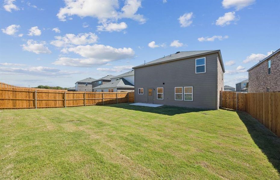 Oversized yard Oversized yard