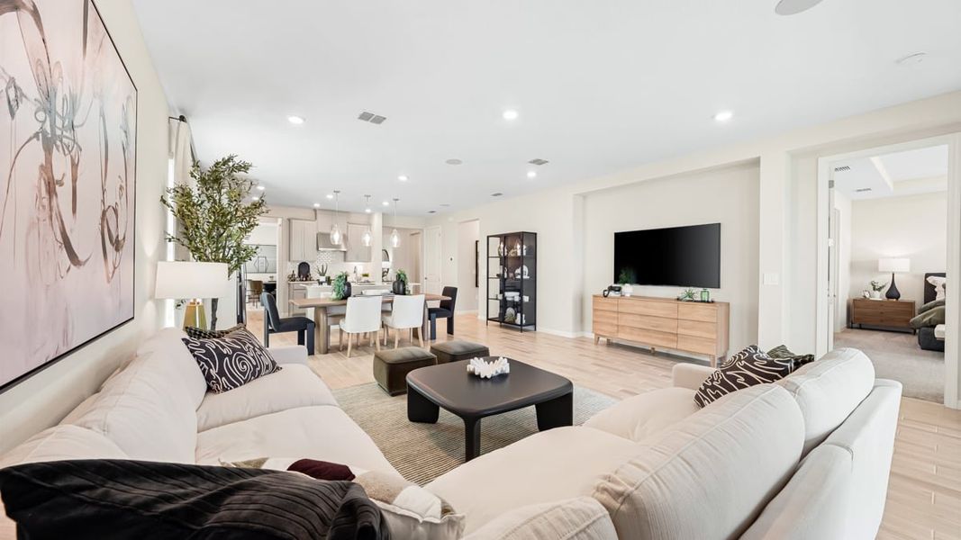 Representative furnished interior of a home built from the Grenada by Taylor Morrison in Firethorn, Parrish (Image 15). Representative furnished interior of a home built from the Grenada by Taylor Morrison in Firethorn, Parrish (Image 15).