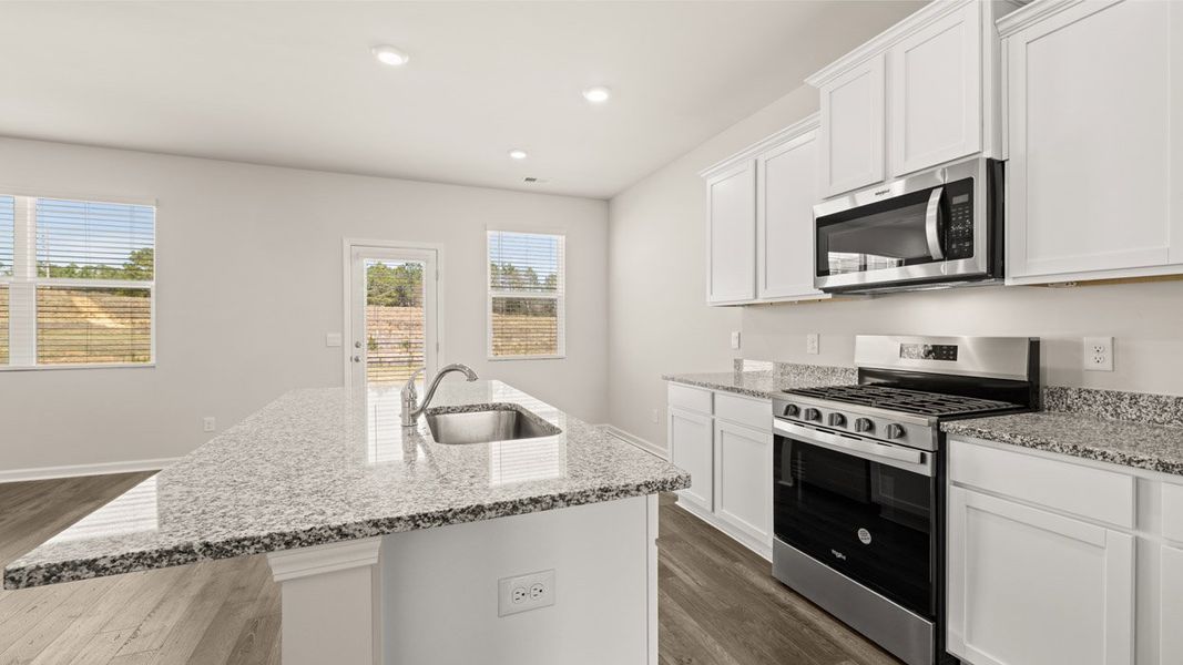 Furnished interior view inside a new home in Byrd Village, Graniteville (Image 3).