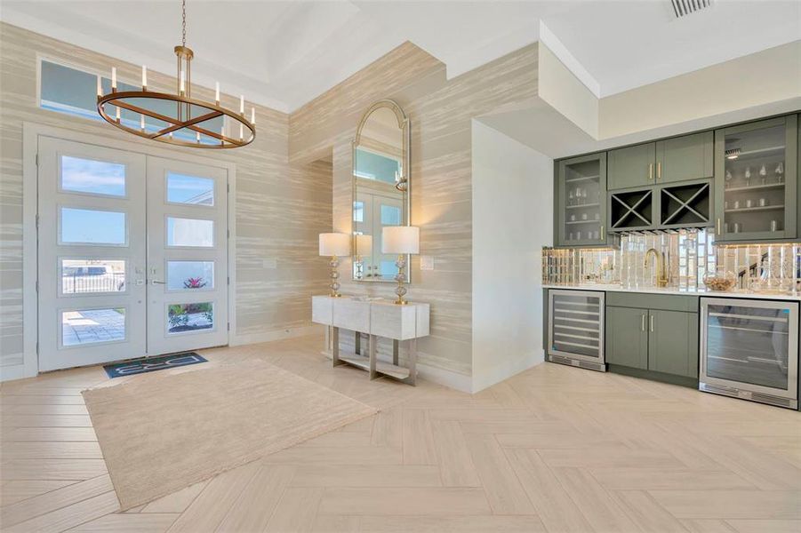 Furnished interior view inside a new home in Biscayne Landing at Seaire, Parrish (Image 16).