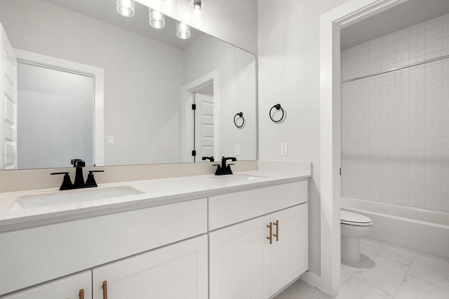 Furnished interior view inside a new home in Heritage, Dripping Springs (Image 12).