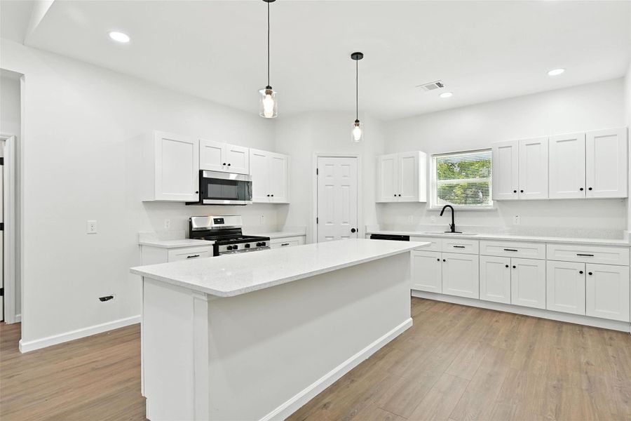 Furnished interior view inside a new home in , Texas City (Image 4). Furnished interior view inside a new home in , Texas City (Image 4).