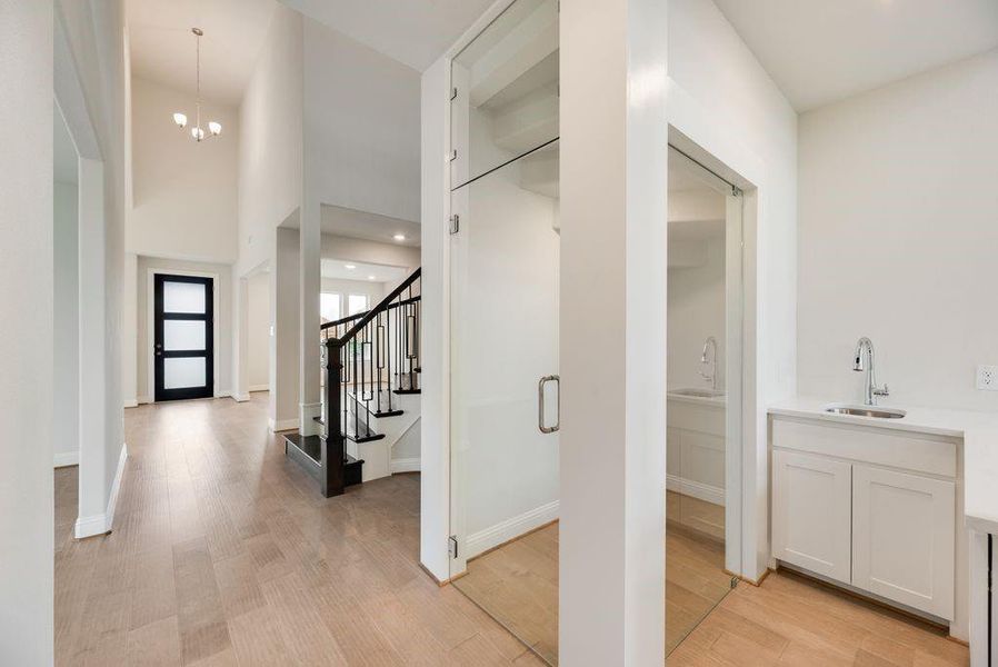 Furnished interior view inside a new home in Monterra, Fate (Image 14).