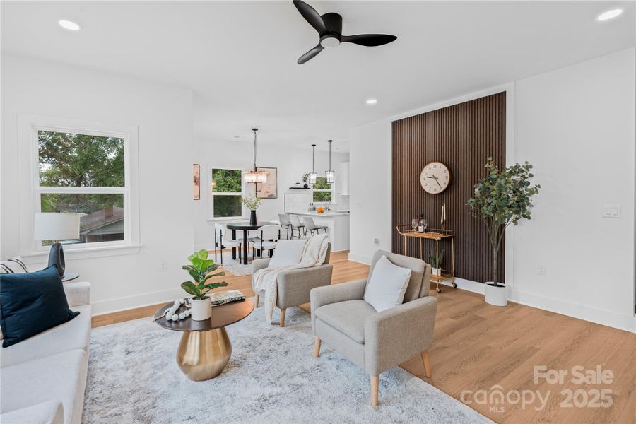 Furnished interior view inside a new home in , Shelby (Image 3). Furnished interior view inside a new home in , Shelby (Image 3).