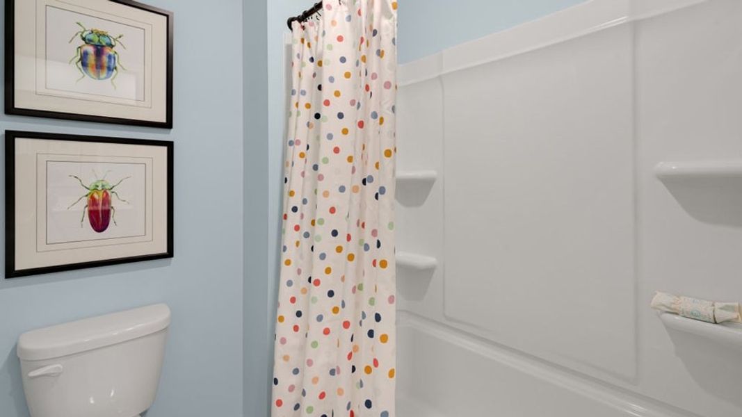 Representative furnished interior of a home built from the HAYDEN by D.R. Horton in Mason Ridge, Spring Lake (Image 26).