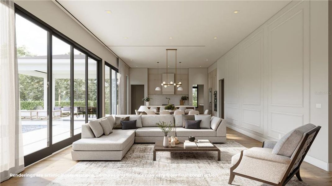 Furnished interior view inside a new home in , Maitland (Image 4).