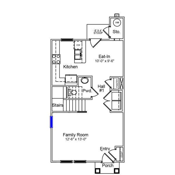 2D floor plan layout of this home in Padgett Commons, Hopkins, SC (Image 2). 2D floor plan layout of this home in Padgett Commons, Hopkins, SC (Image 2).