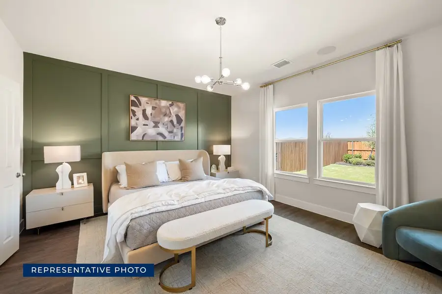Representative furnished interior of a home built from the Harrison F by First Texas Homes in Oaklawn, Van Alstyne (Image 13).