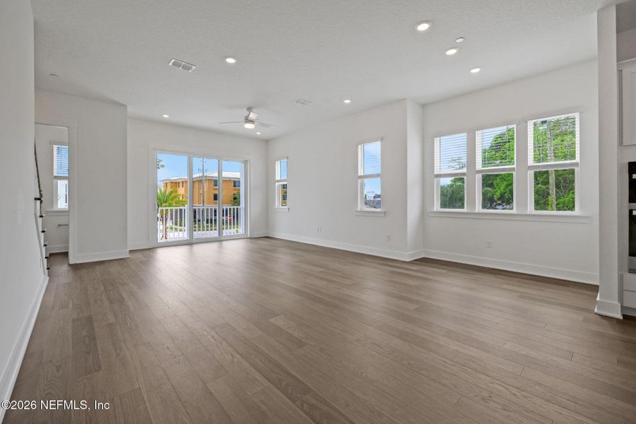 Spacious, unfurnished interior of a new home in North Beach Townhomes, Jacksonville Beach (Image 24).