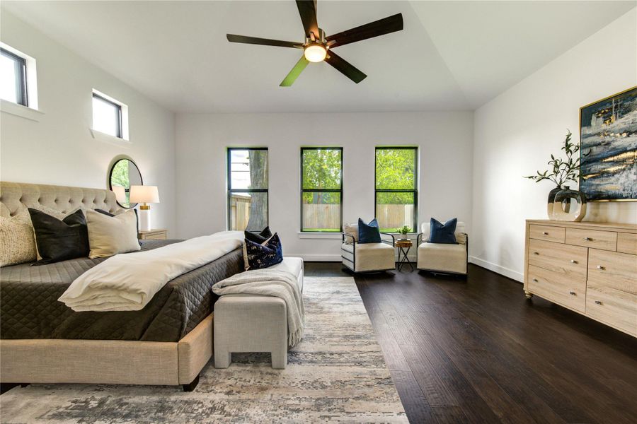 Furnished interior view inside a new home in Westview Terrace, Houston (Image 16). Furnished interior view inside a new home in Westview Terrace, Houston (Image 16).