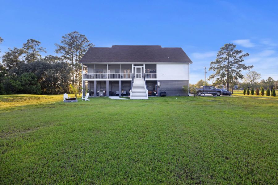 Front exterior of a new home in , Meggett, SC, highlighting curb appeal (Image 20).