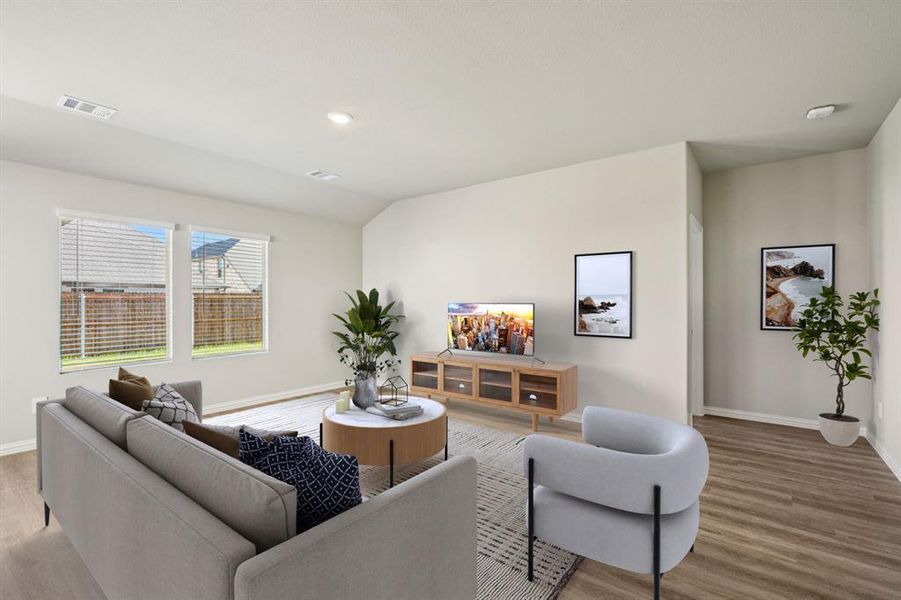 Furnished interior view inside a new home in , Princeton (Image 6).