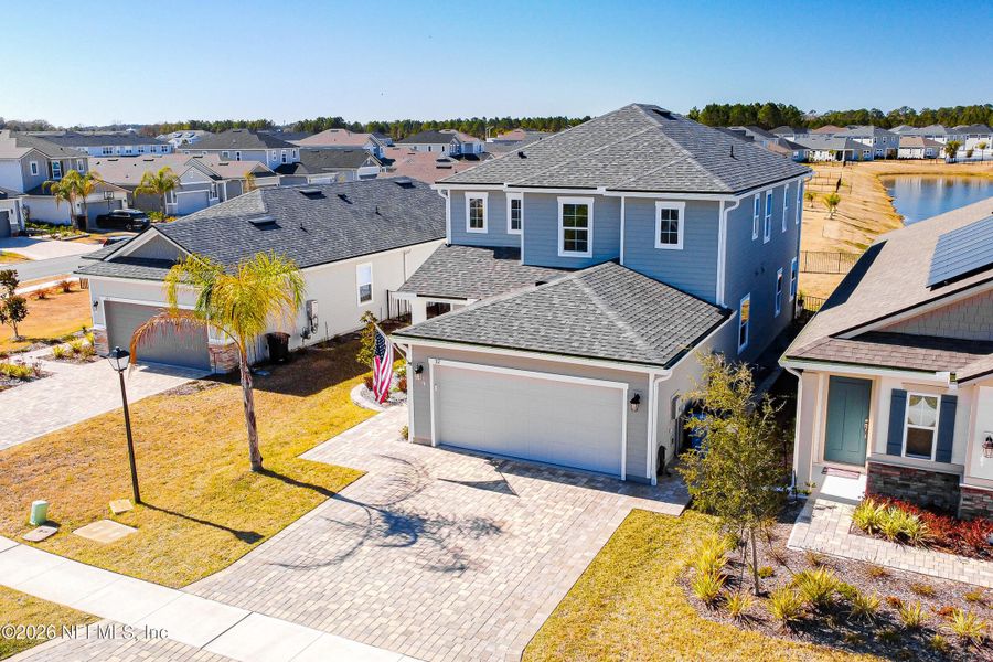 Front exterior of a new home in , St. Augustine, FL, highlighting curb appeal (Image 28).