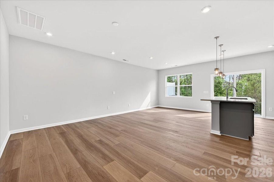 Light filled open concept living Light filled open concept living