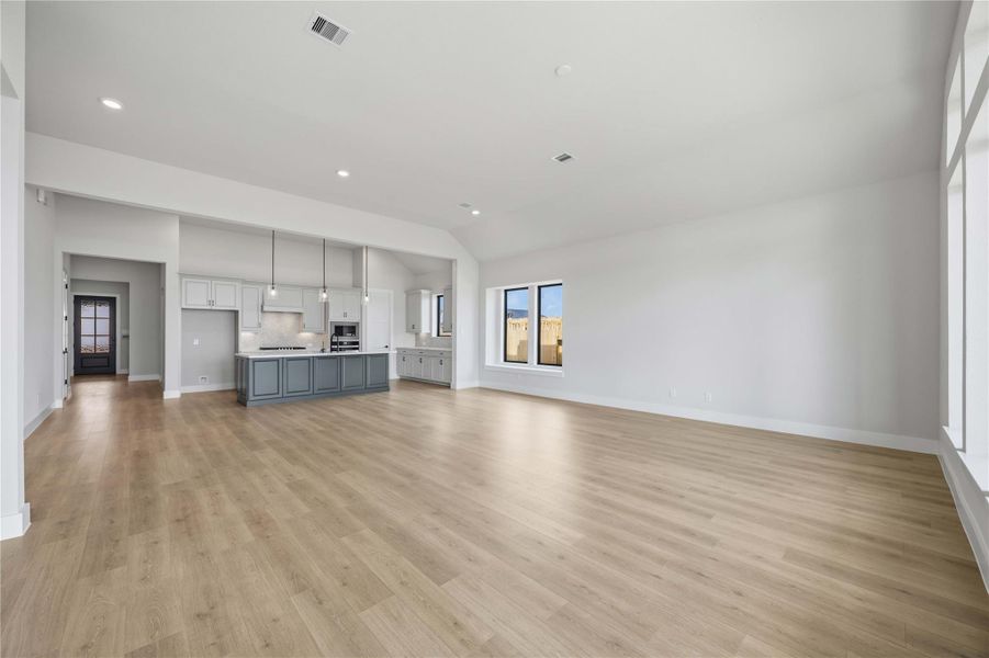 Spacious, unfurnished interior of a new home in Ellwood, Iowa Colony (Image 11). Spacious, unfurnished interior of a new home in Ellwood, Iowa Colony (Image 11).