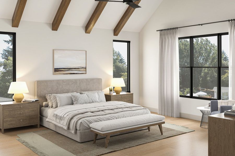 Furnished interior view inside a new home in , Houston (Image 5).