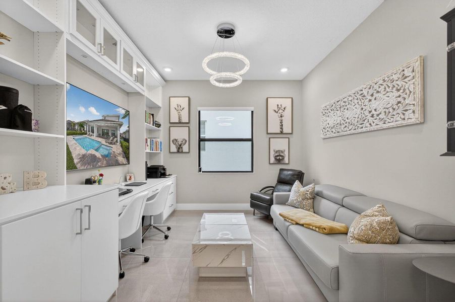 Furnished interior view inside a new home in , The Acreage (Image 11). Furnished interior view inside a new home in , The Acreage (Image 11).