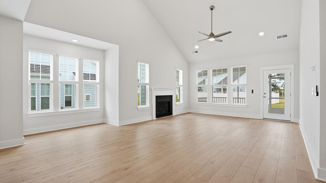 Furnished interior view inside a new home in Village at Midway, Anderson (Image 7).