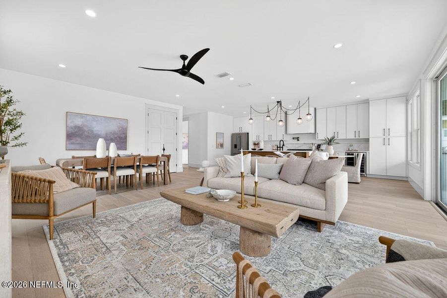 Furnished interior view inside a new home in , Neptune Beach (Image 14). Furnished interior view inside a new home in , Neptune Beach (Image 14).