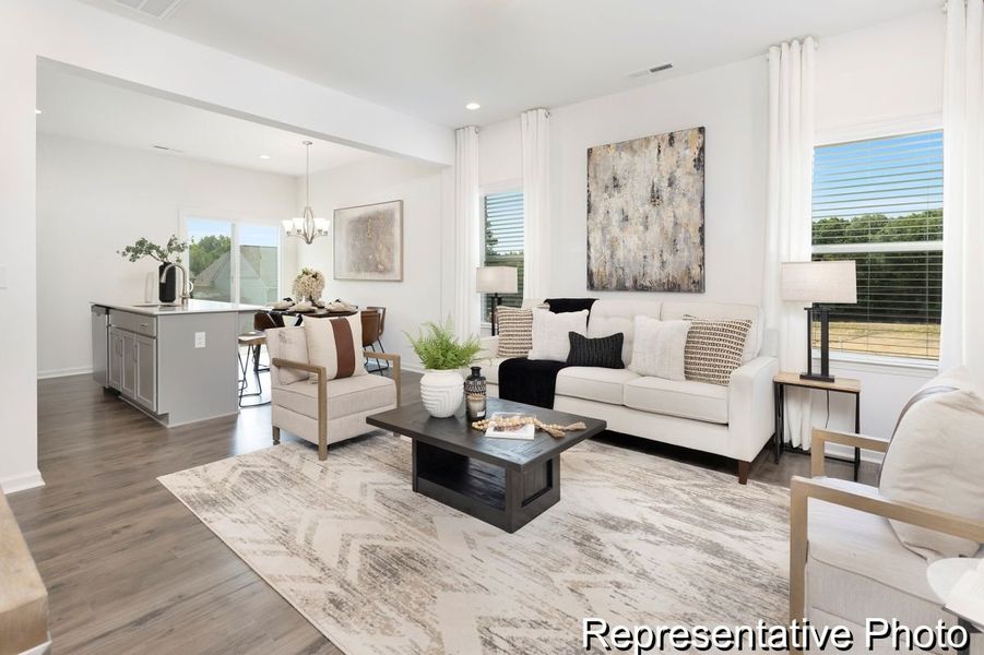 Furnished interior view inside a new home in Masons Mill, Erwin (Image 5).